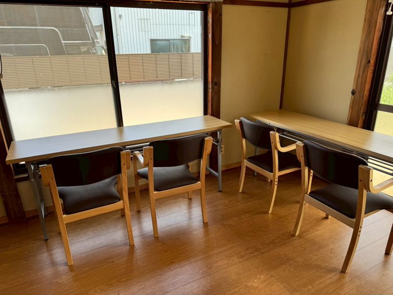 岡山市東区西大寺の就労継続支援B型事業所ここぷれの事業所内の作業スペース